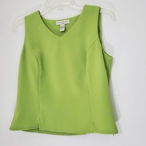 Amanda Smith Green Blouse, Size 6P